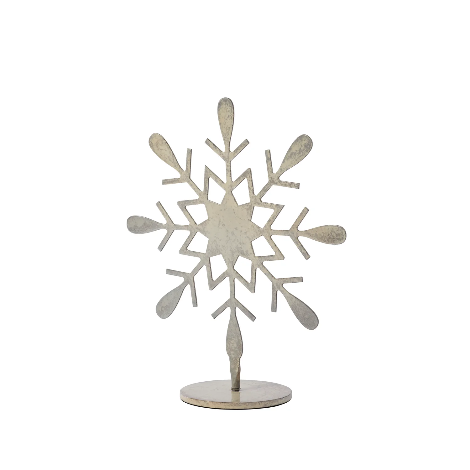 Moonlit Snowflake Stand Set of 2 By Accent Decor - Image 2