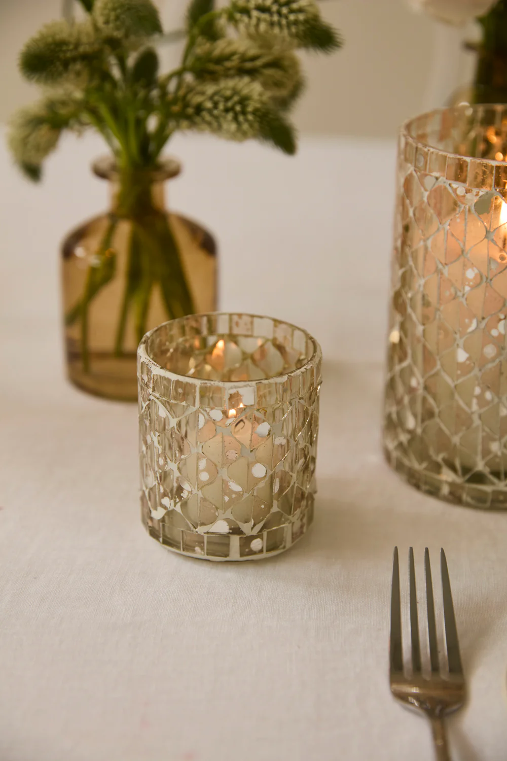 Moonlit Votive Set of 4 By Accent Decor - Image 6