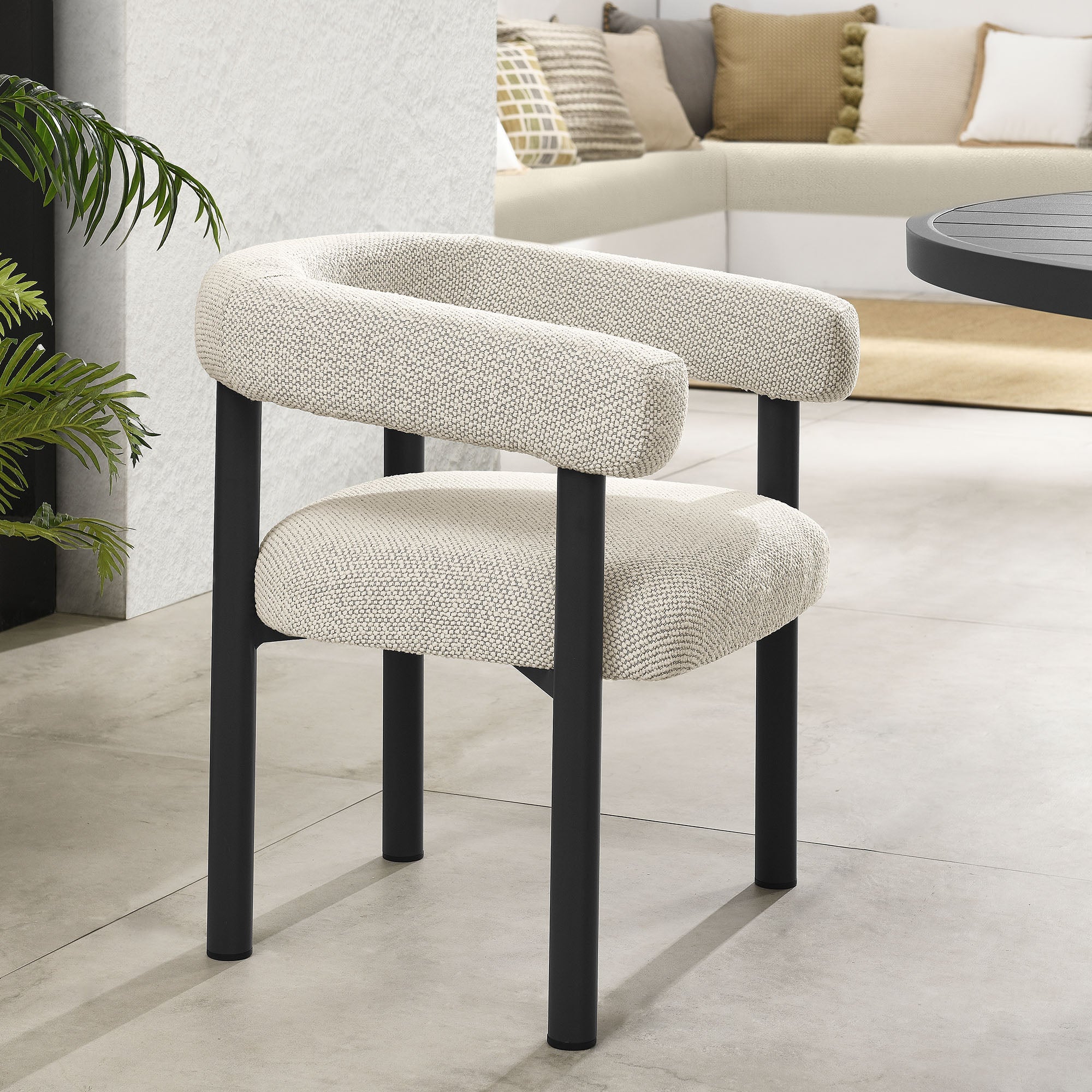 Nautica Outdoor Patio Aluminum Dining Armchairs Set of 2 by Modway - Image 19