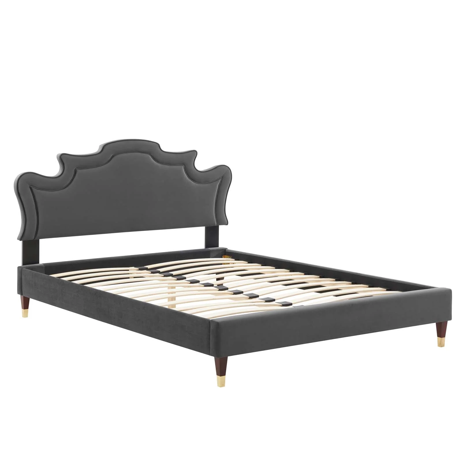 Neena Performance Velvet King Bed By Modway - MOD-6840 - Image 5