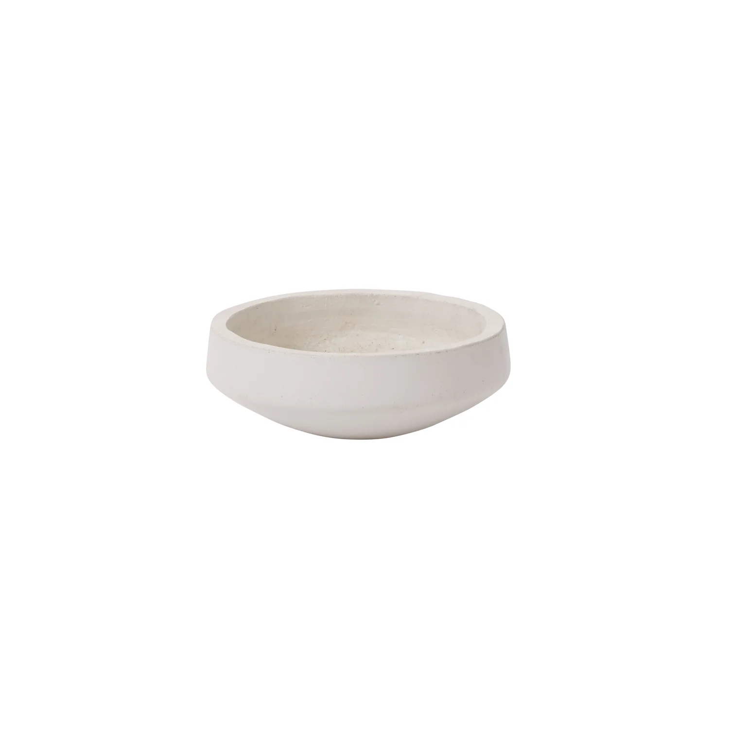 Newport White Low Bowl Set of 2 By Accent Decor - Image 2