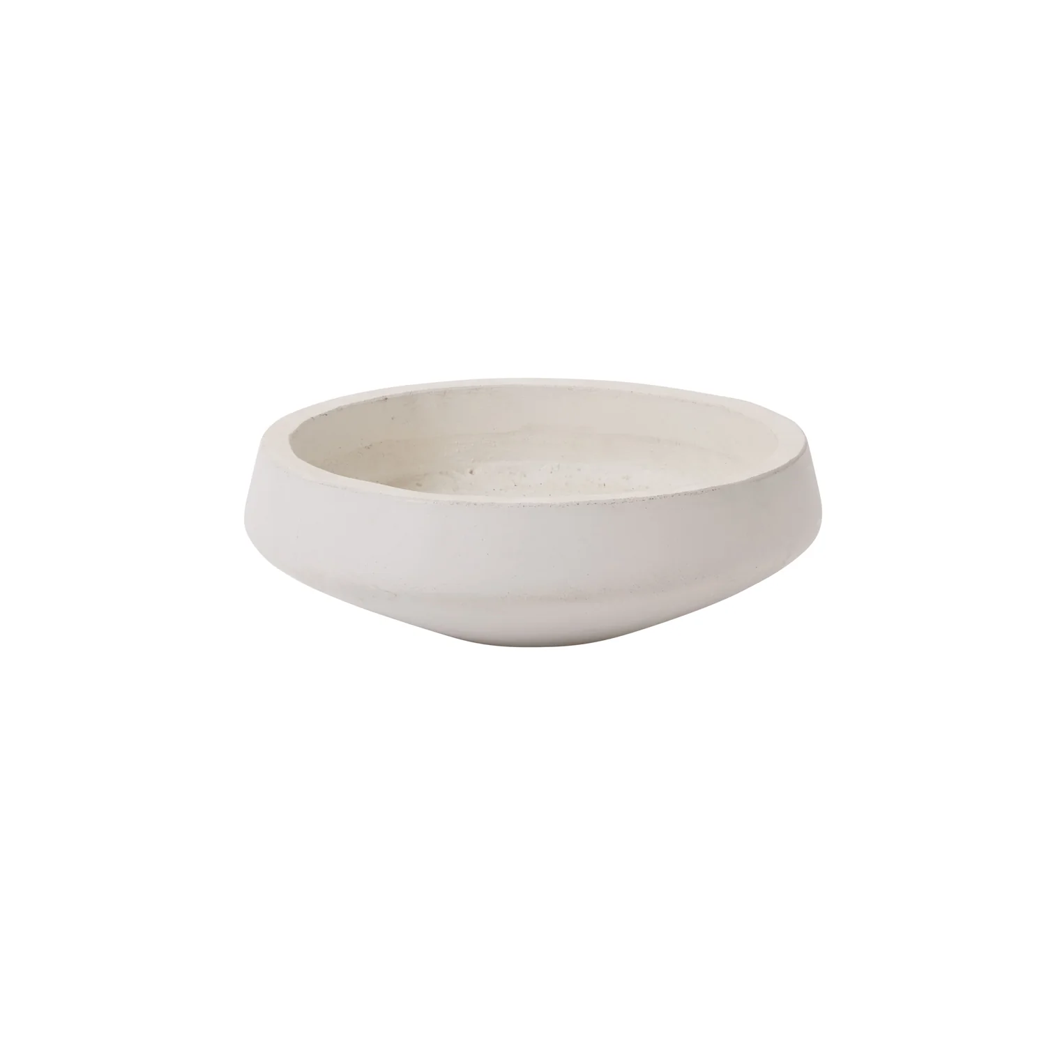 Newport White Low Bowl Set of 2 By Accent Decor - Image 5