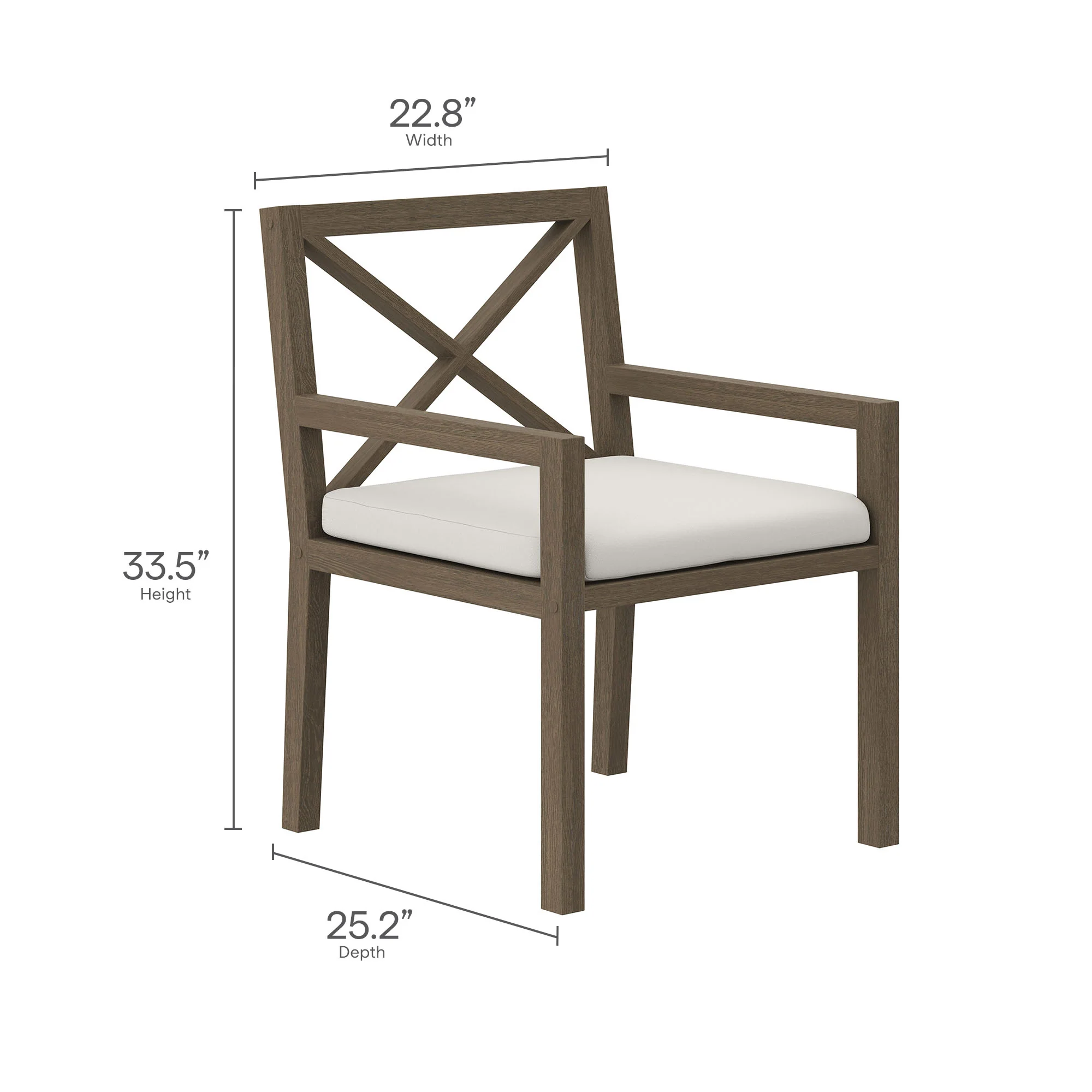 Northlake 7-Piece Outdoor Patio Teak Wood Dining Set by Modway - Image 7