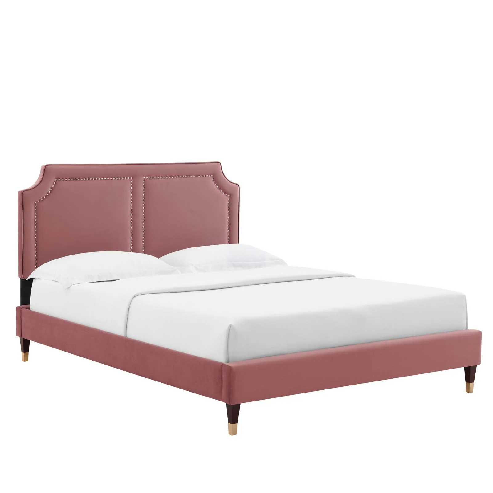 Novi Performance Velvet Queen Bed By Modway - MOD-6823 - Image 13