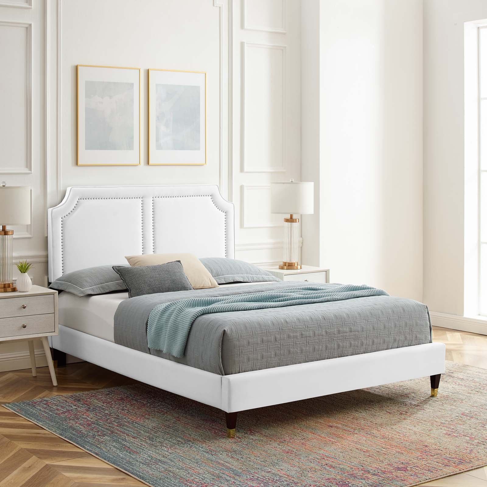 Novi Performance Velvet Queen Bed By Modway - MOD-6823 - Image 34