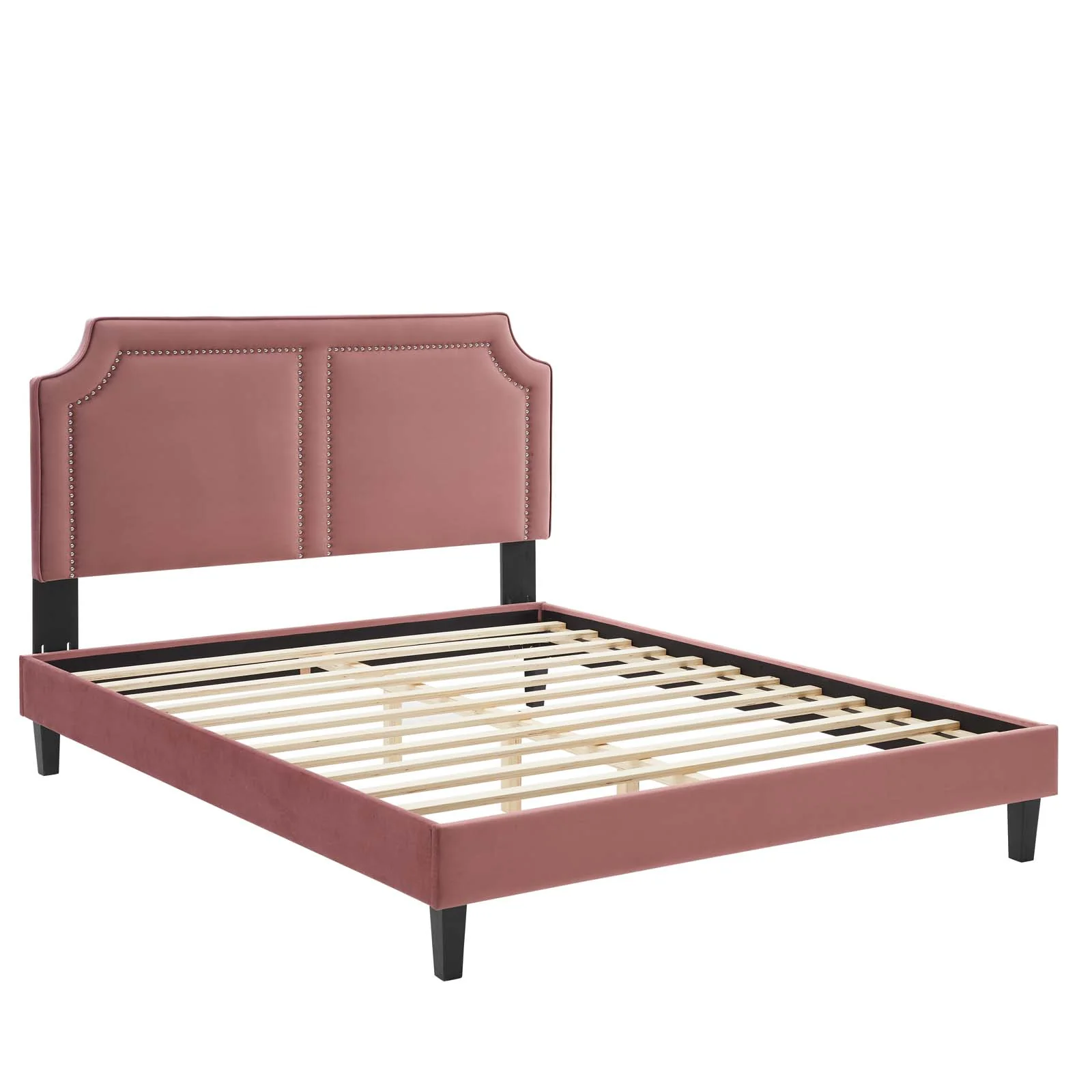 Novi Performance Velvet Queen Bed By Modway - MOD-6828 - Image 16