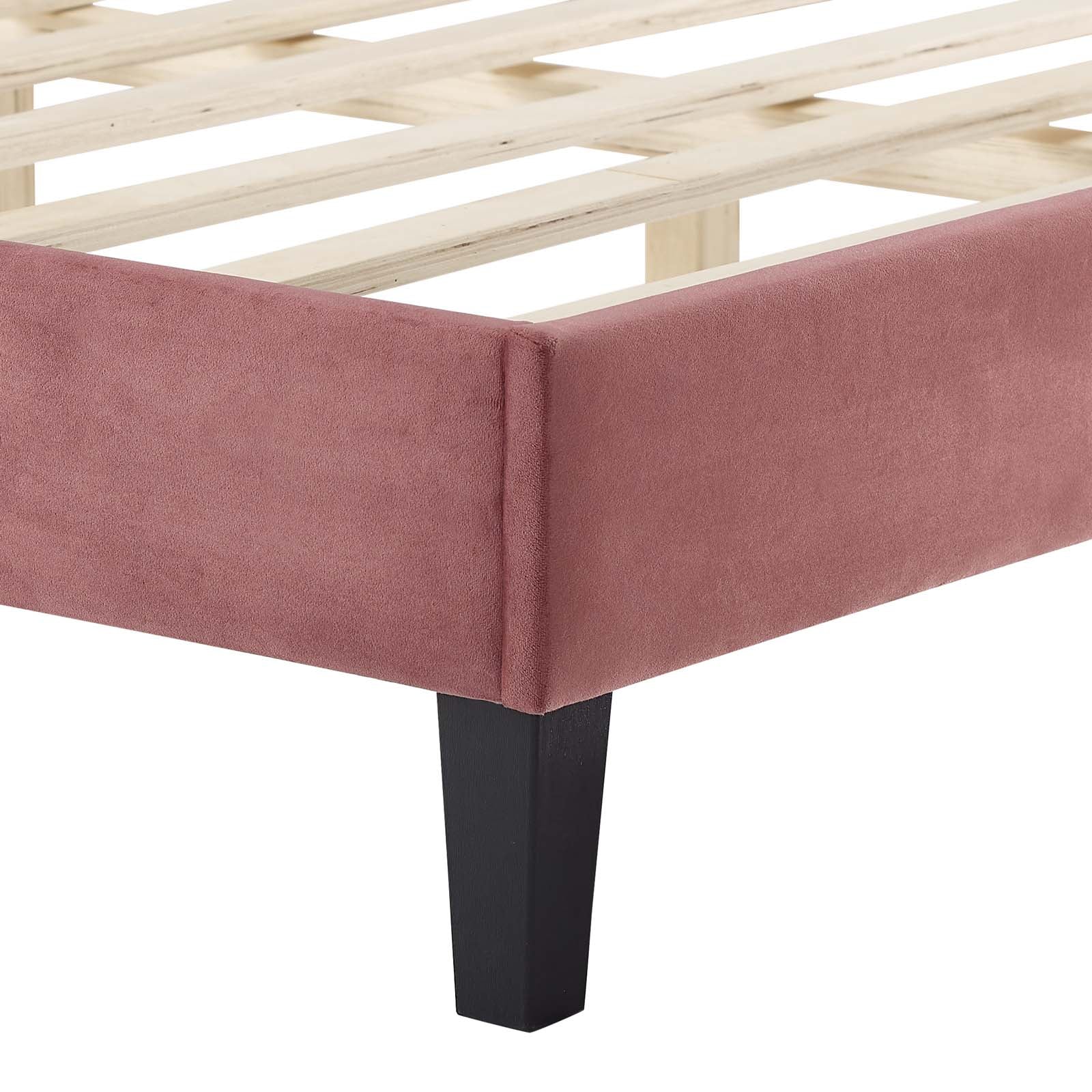 Novi Performance Velvet Queen Bed By Modway - MOD-6828 - Image 19
