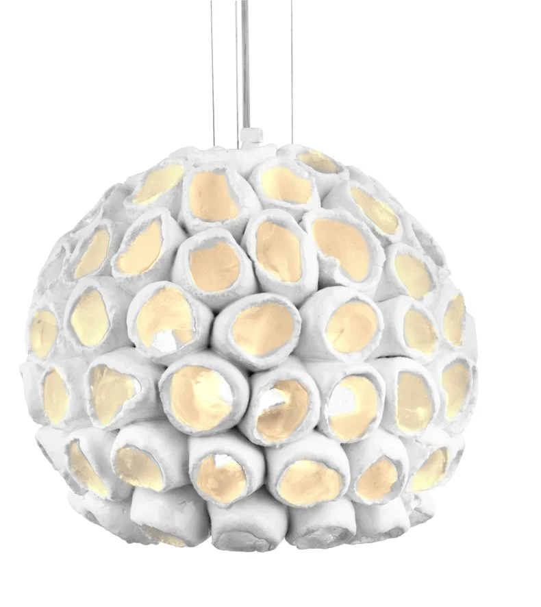 Oggetti Reef Suspensions Round Medium White