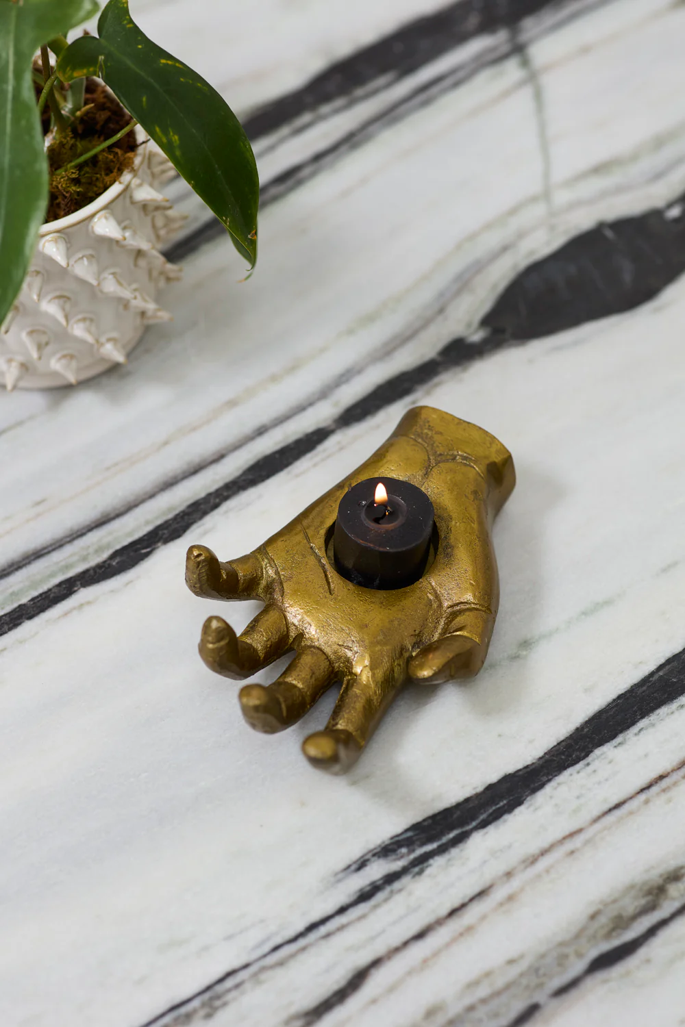 Open Hand Candleholder Set of 2 By Accent Decor - Image 3
