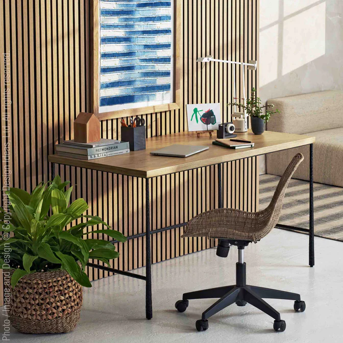 Ormond Task Chair-Natural By Texture Designideas