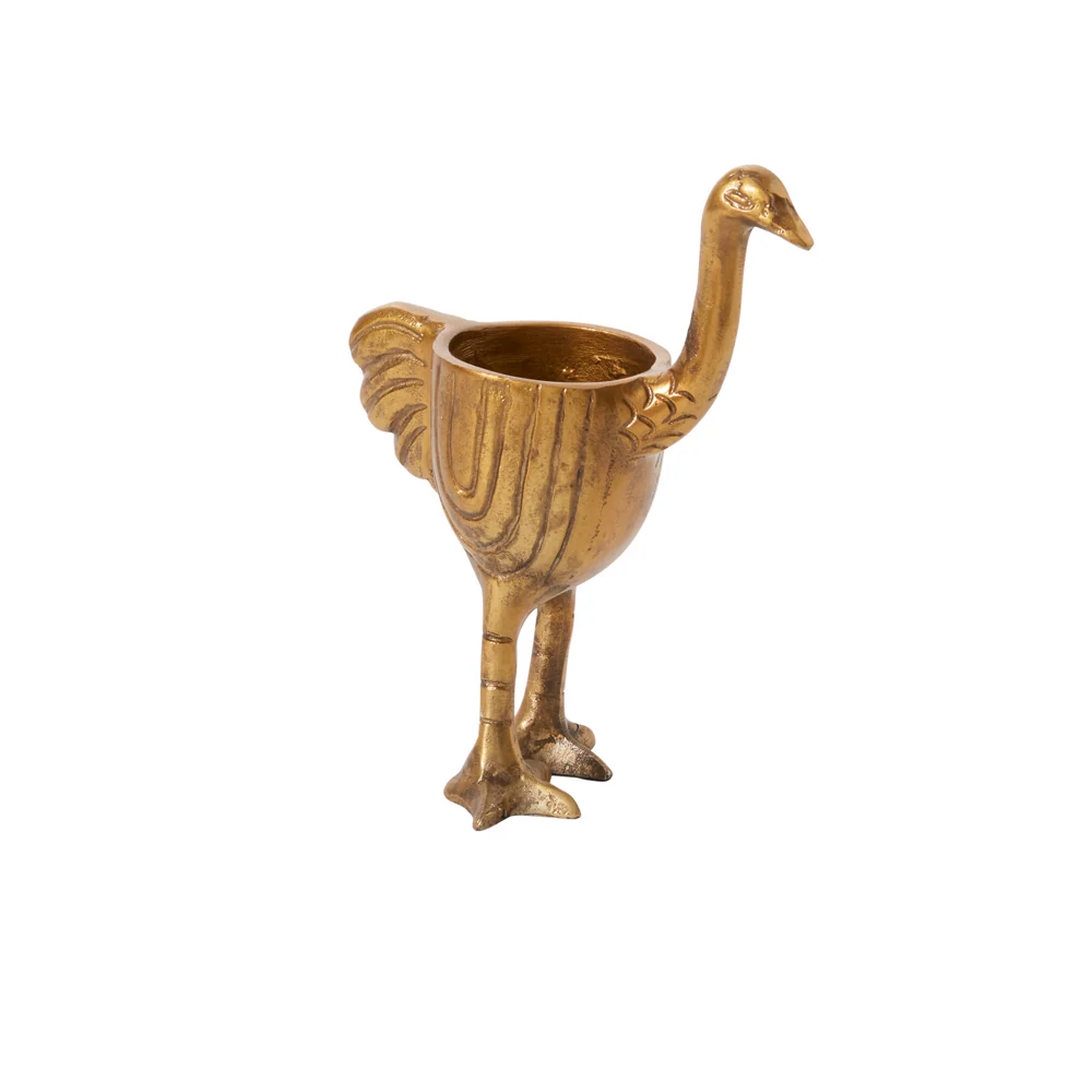 Ostrich Pot Set of 2 By Accent Decor - Image 2