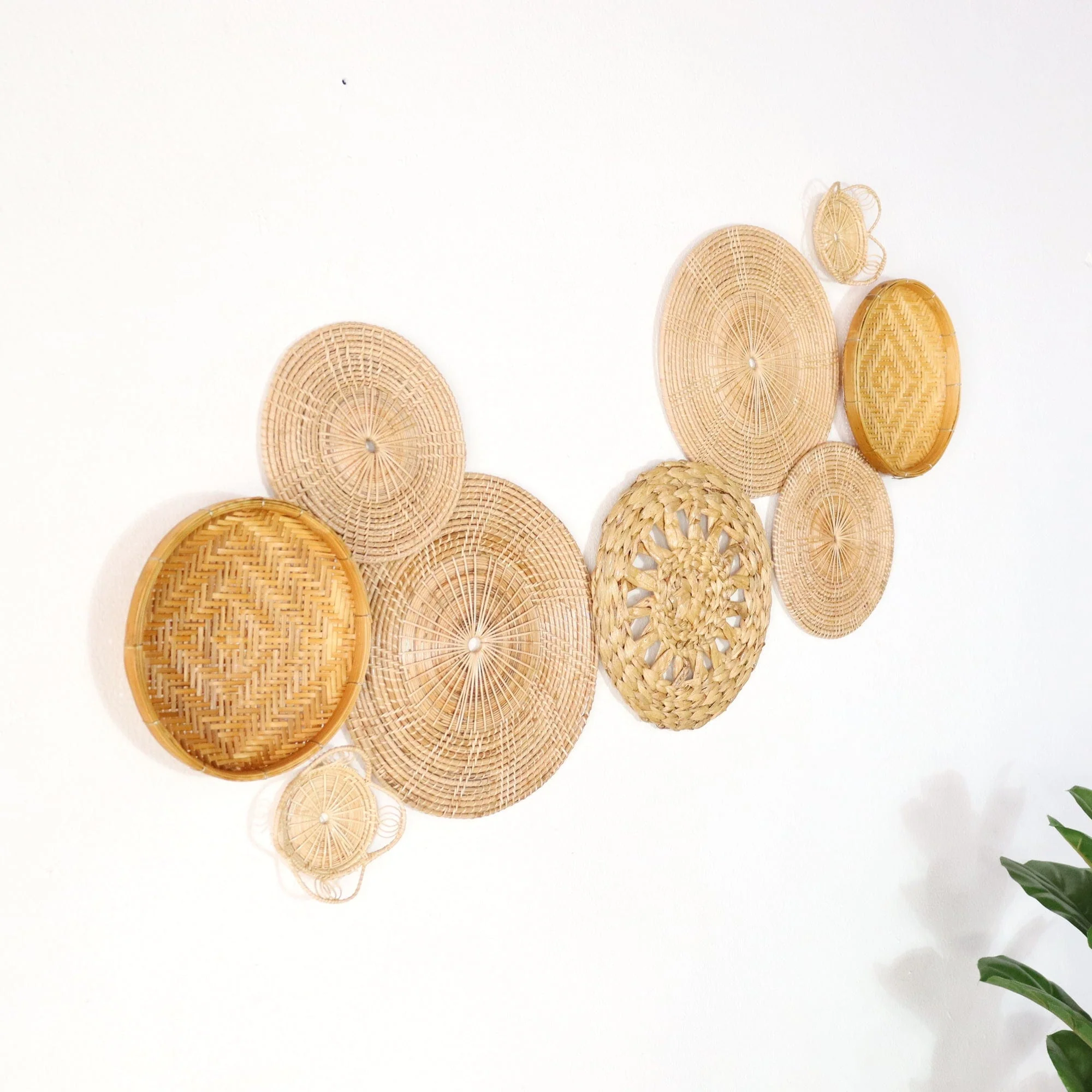 Pa Vi Ka - Wall Hanging DeCor Set Of 9 By Thaihome - Image 5