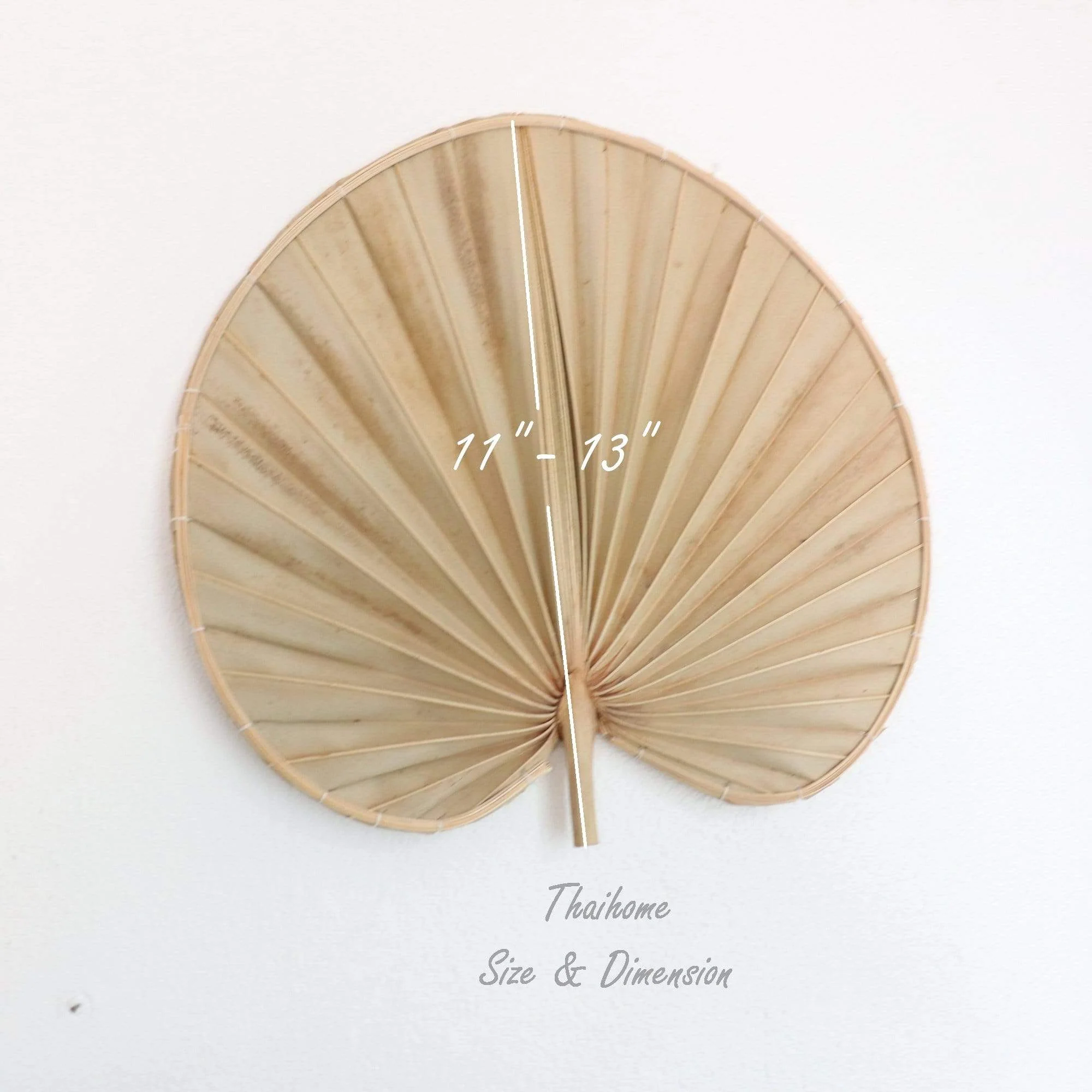 Palm Leaf Wall Decor Set Of 2 - Phi Ya Pat By Thaihome - Image 2