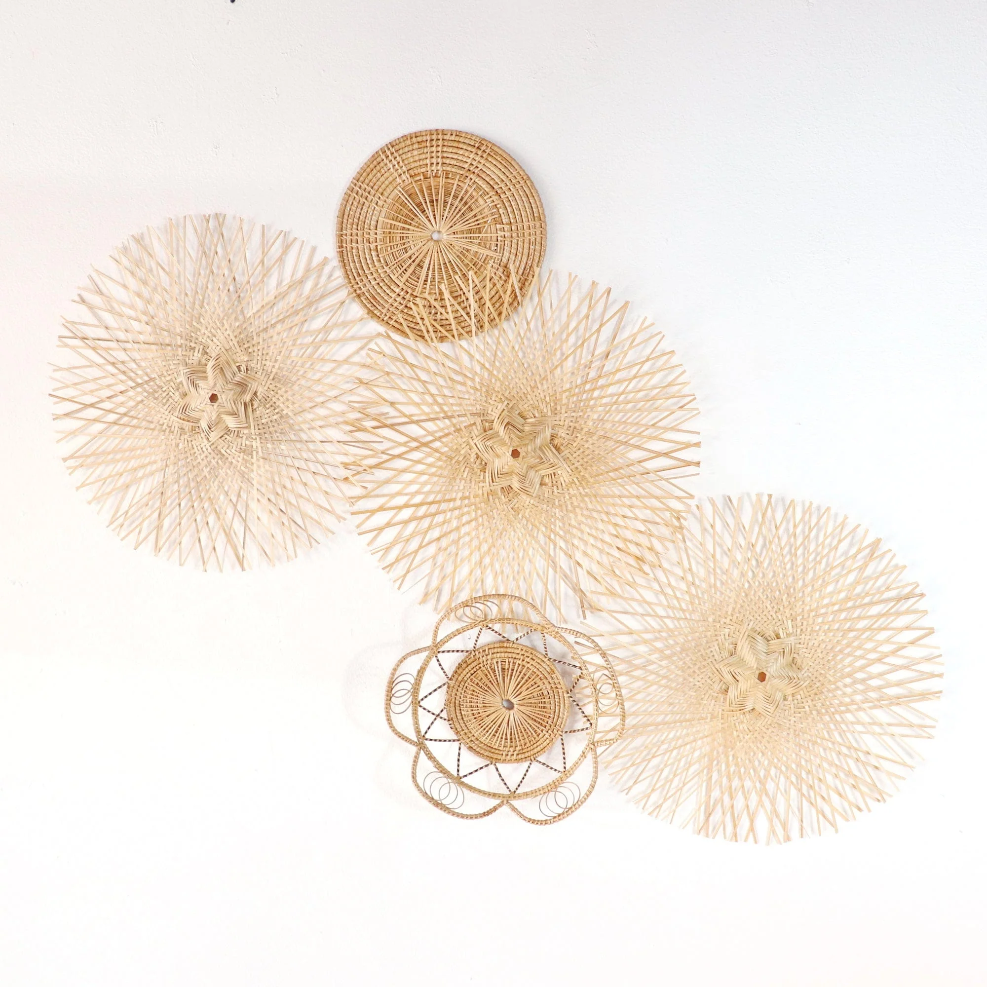 Pan Nee Wall Hanging DeCor Art Set Of 5 - Artistic Elegance Unleashed By Thaihome