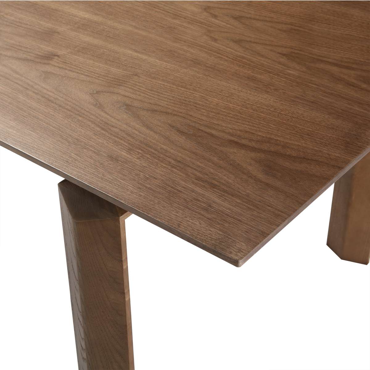 Parker Mid-Century Walnut Wood 5 Piece Dining Set By Armen Living - Image 4