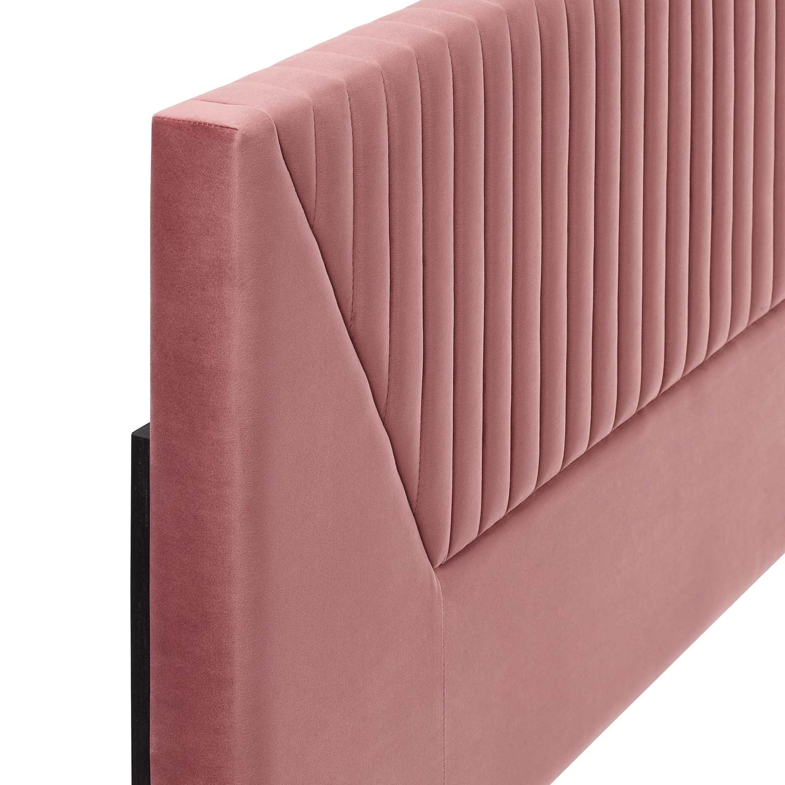 Patience Channel Tufted Performance Velvet Twin Headboard By Modway - MOD-6667 - Image 12