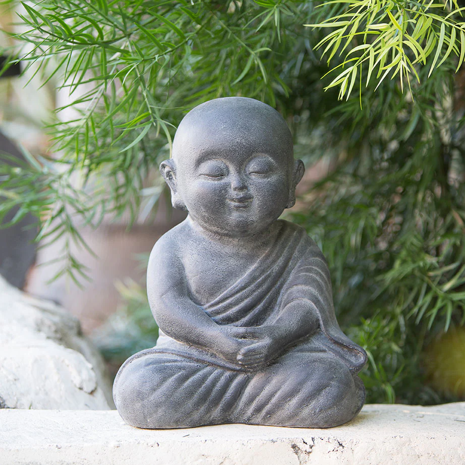 Peaceful Shaolin Monk Set of 2 By Garden Age Supply - Image 3