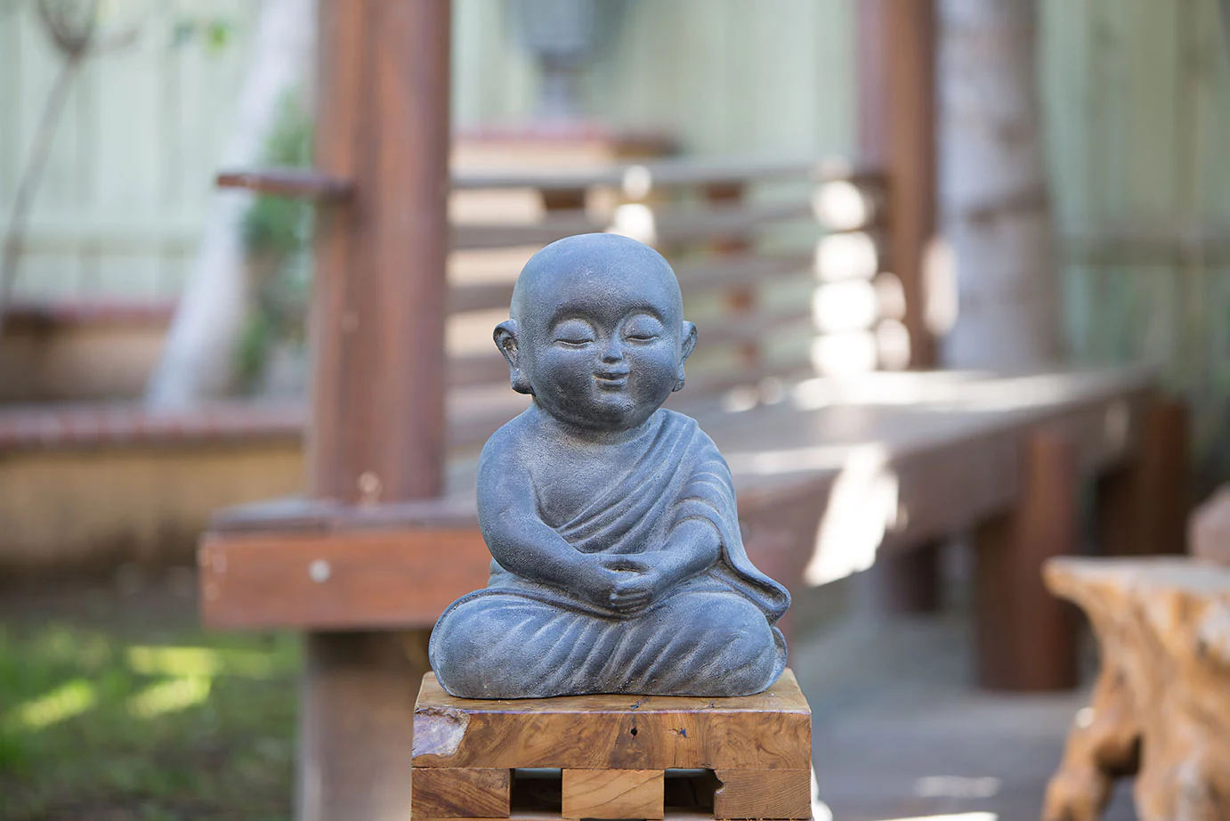 Peaceful Shaolin Monk Set of 2 By Garden Age Supply - Image 4
