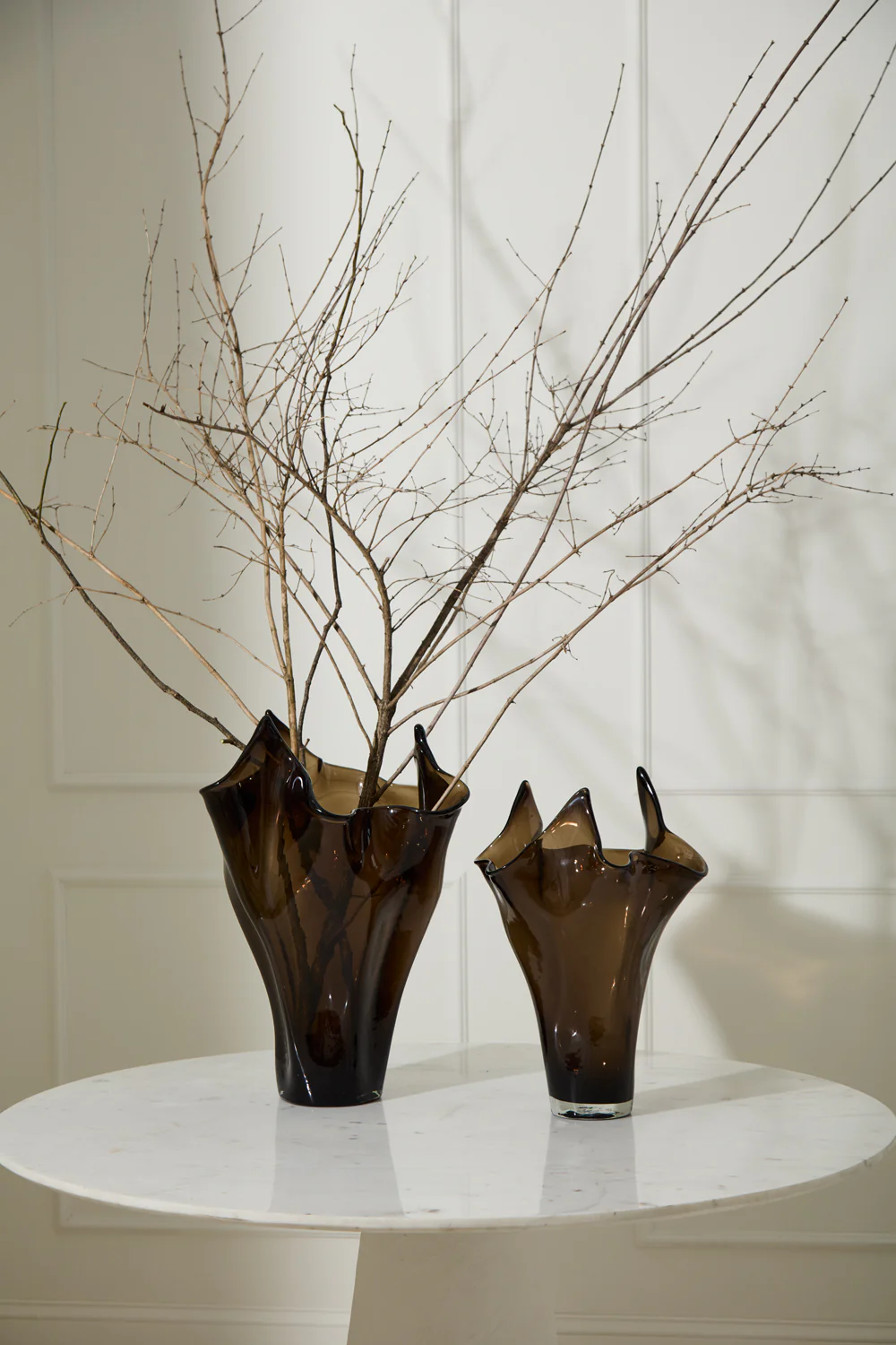 Peaked Glass Vase By Accent Decor - Image 4