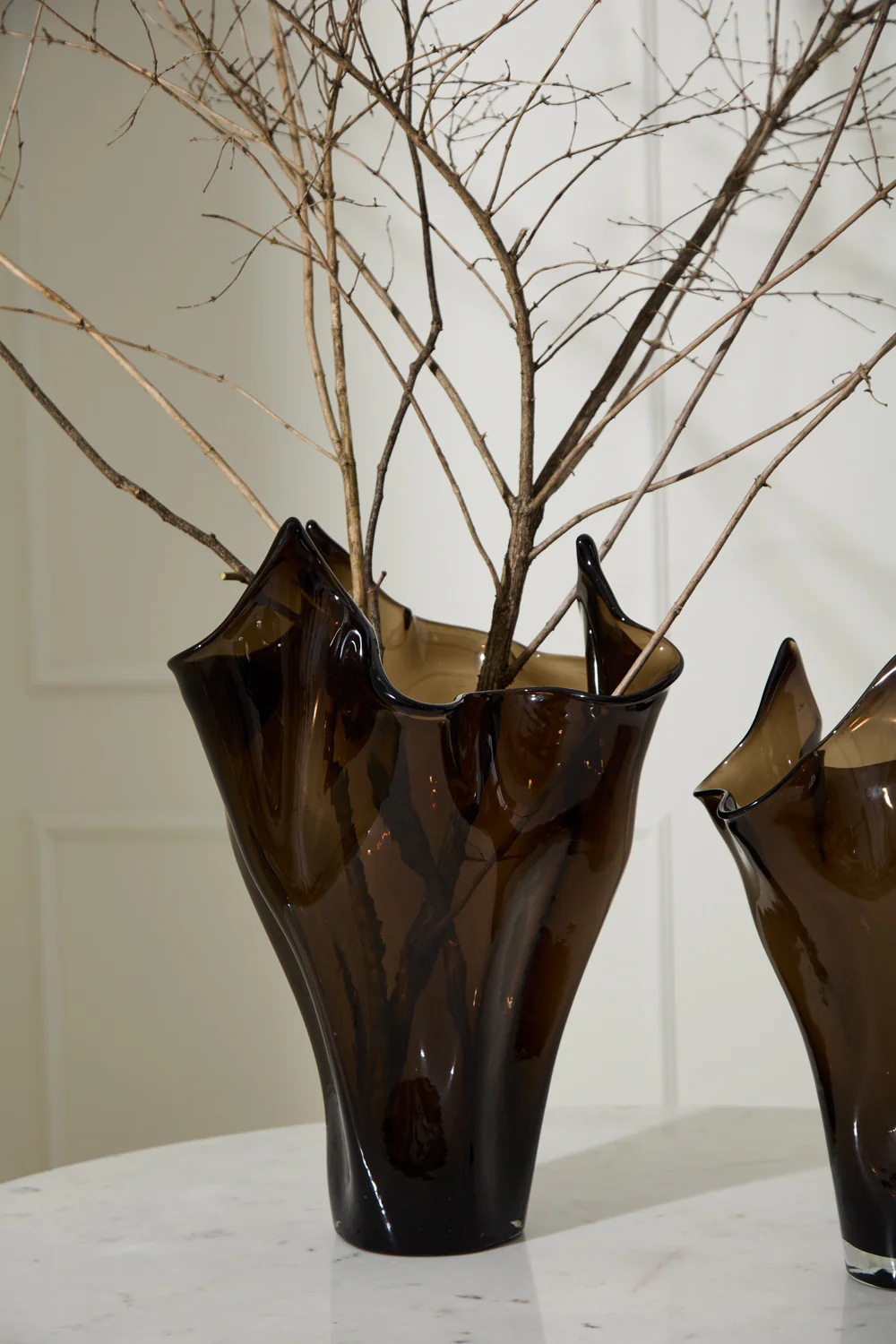 Peaked Glass Vase By Accent Decor - Image 7