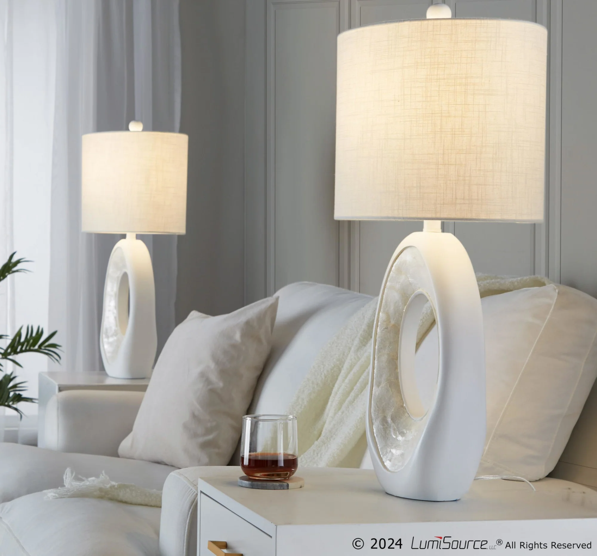 Pearl 29" Polyresin Table Lamp - Set of 2 By LumiSource - GPT29-PEARL WW2