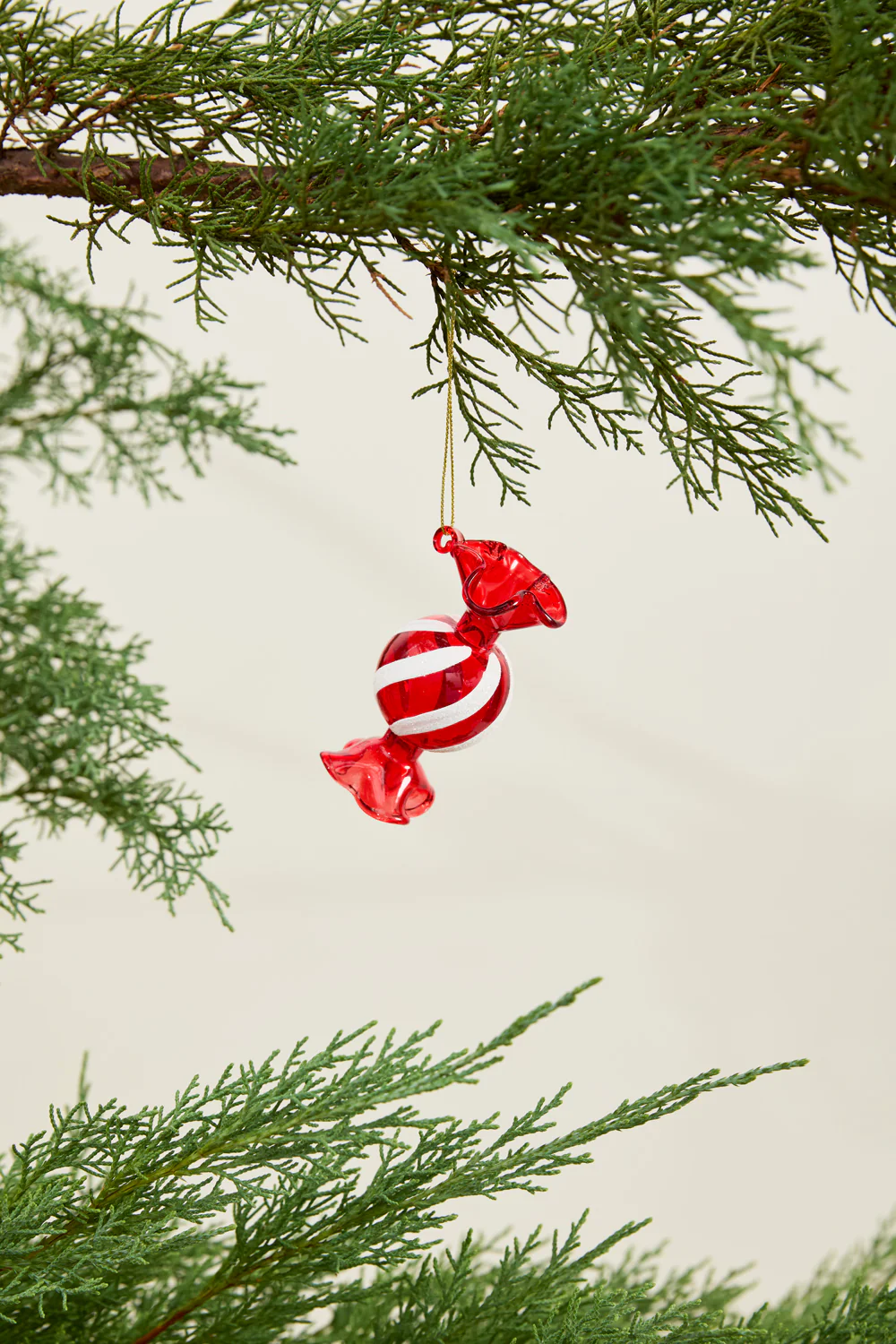 Peppermint Swirl Ornament Set of 8 By Accent Decor - Image 9