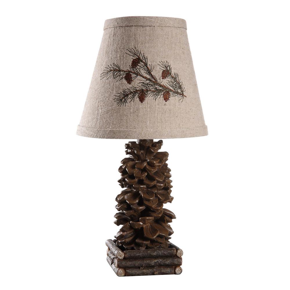 Pinecone Accent Lamp By Homeroots