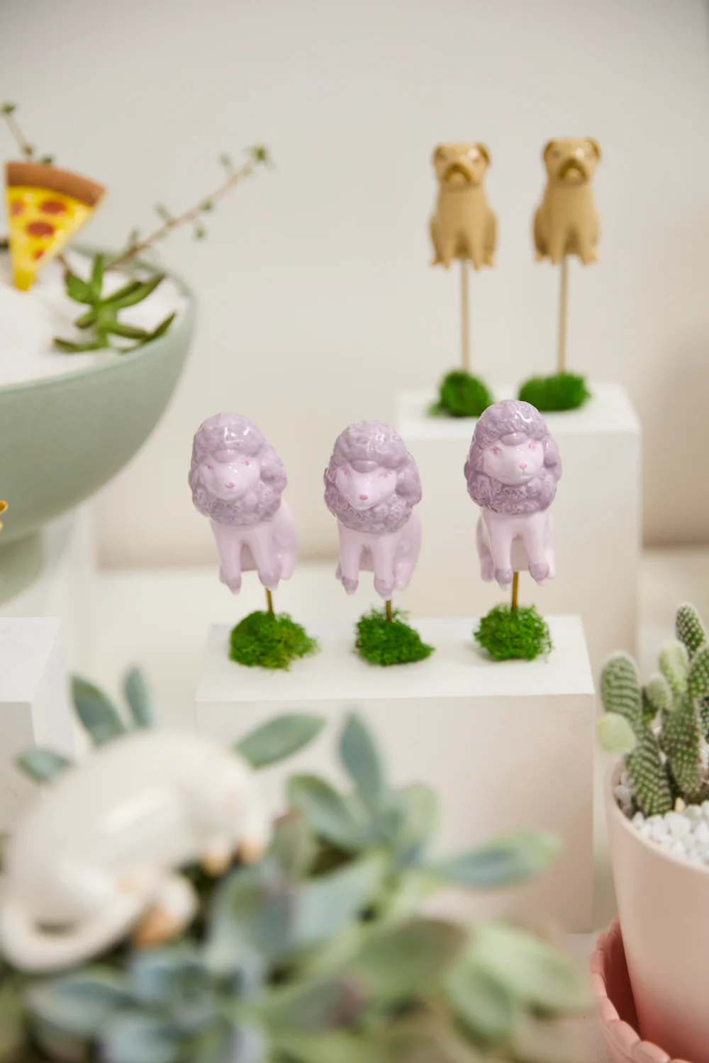 Playful Pups Plant Sticks - Set of 6 By Accent Decor - Image 4