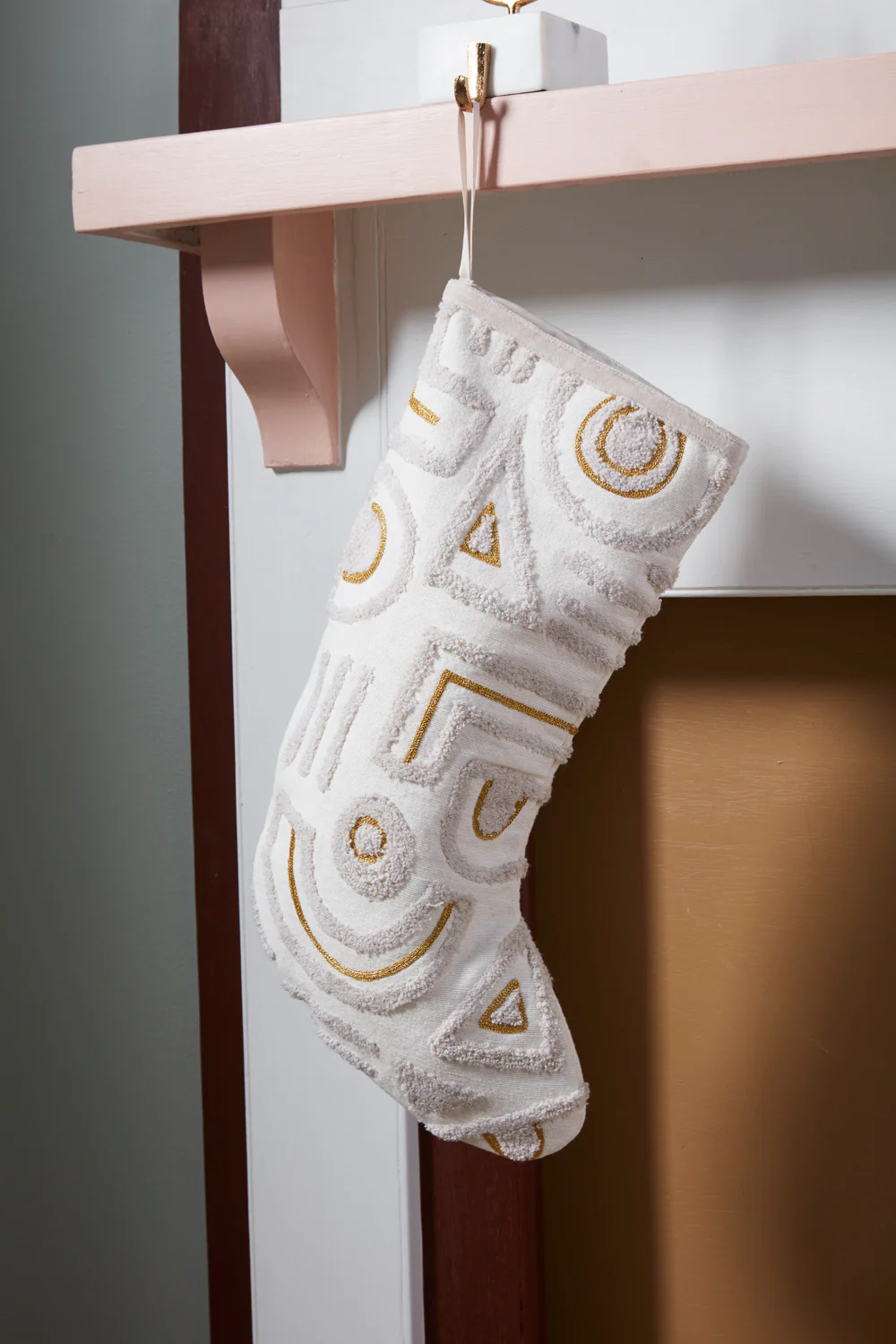 Polygon Stocking Set of 2 By Accent Decor - Image 3
