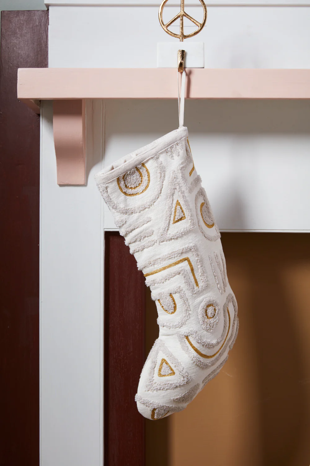 Polygon Stocking Set of 2 By Accent Decor - Image 4