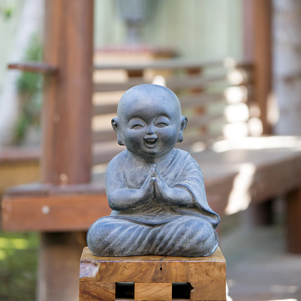 Praying Shaolin Set of 2 By Garden Age Supply