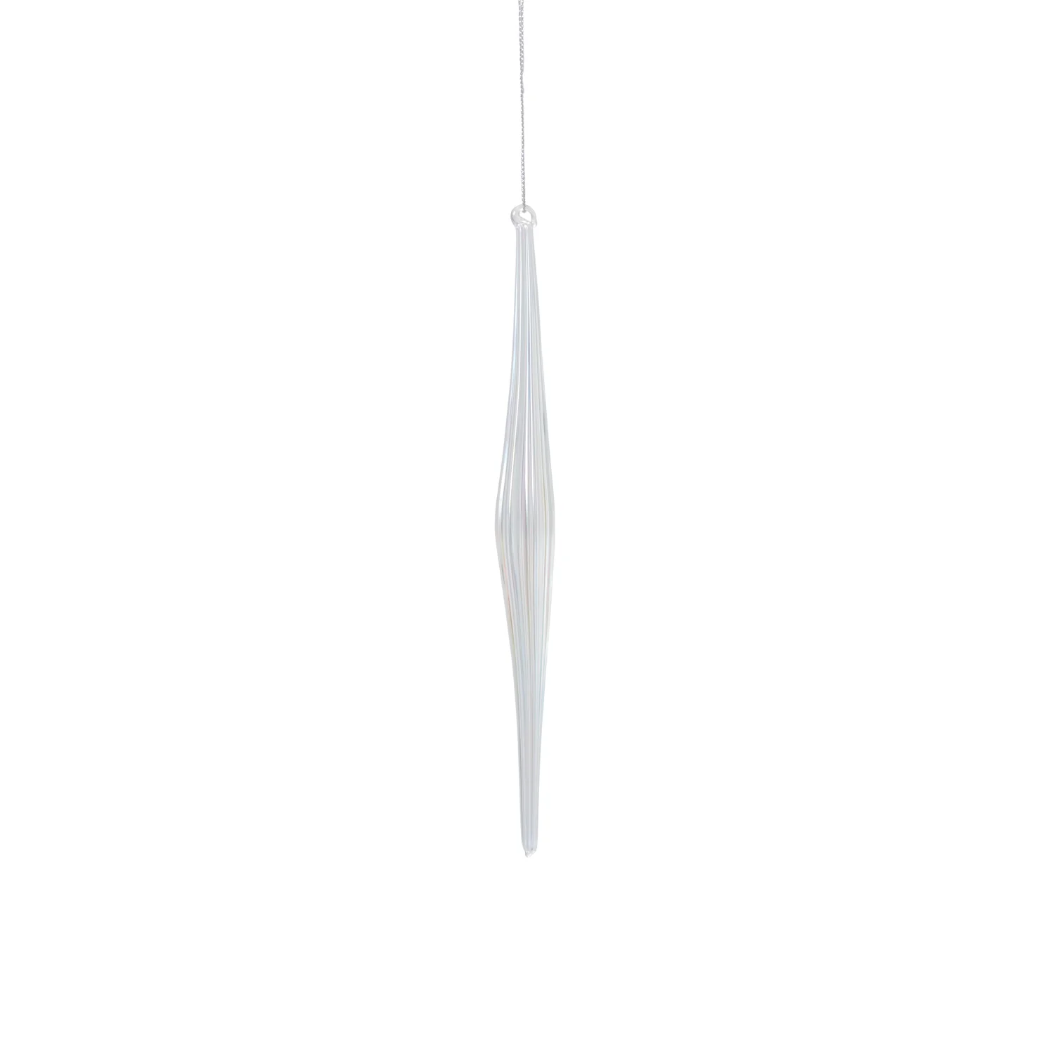 Prism Icicle Ornament Set of 8 By Accent Decor - Image 2
