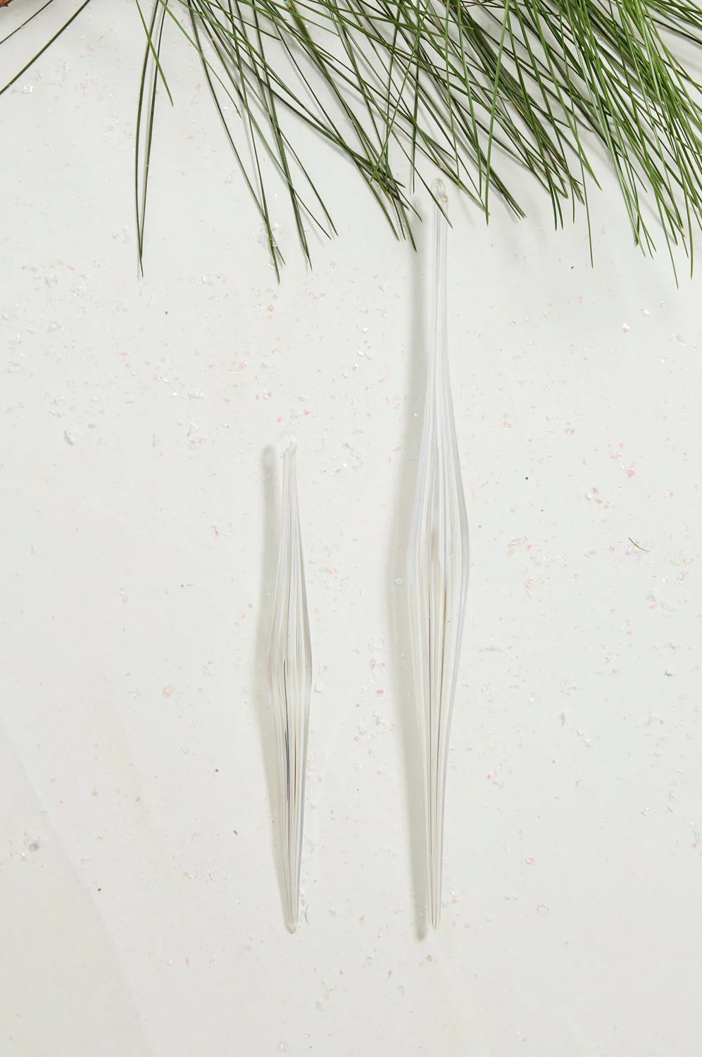 Prism Icicle Ornament Set of 8 By Accent Decor - Image 4