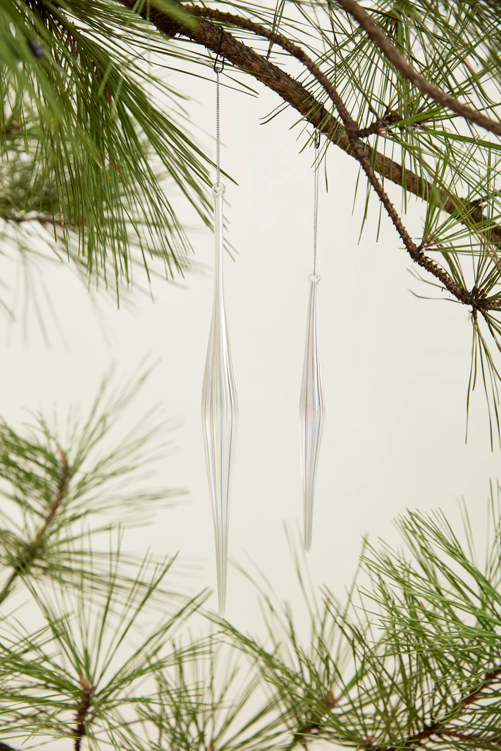 Prism Icicle Ornament Set of 8 By Accent Decor - Image 5