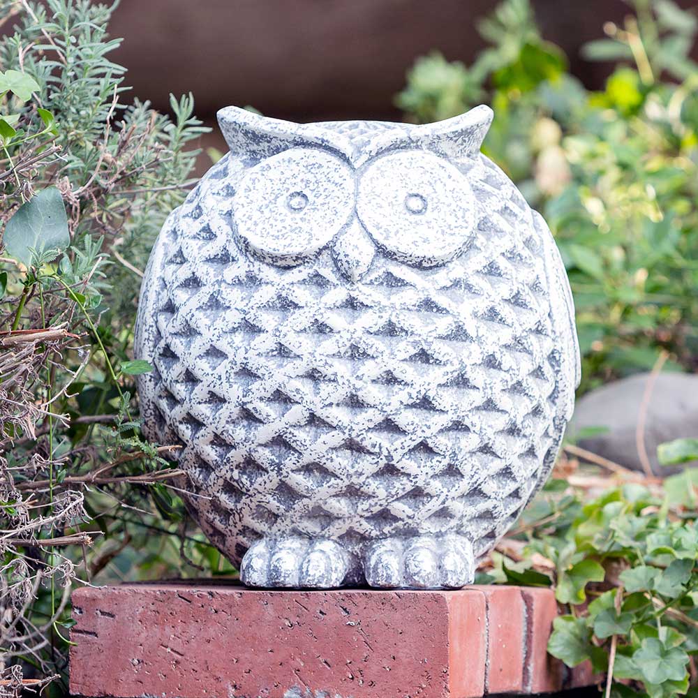 Puffy Owl Set of 2 By Garden Age Supply