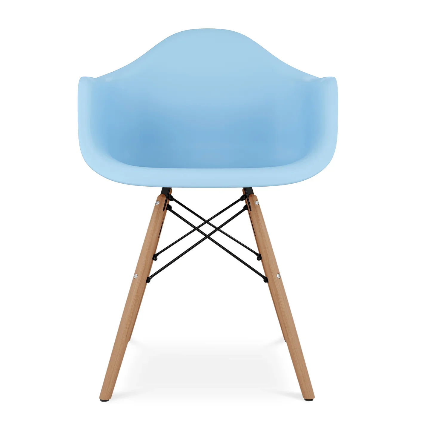 Pyramid Armchair, Blue By World Modern Design
