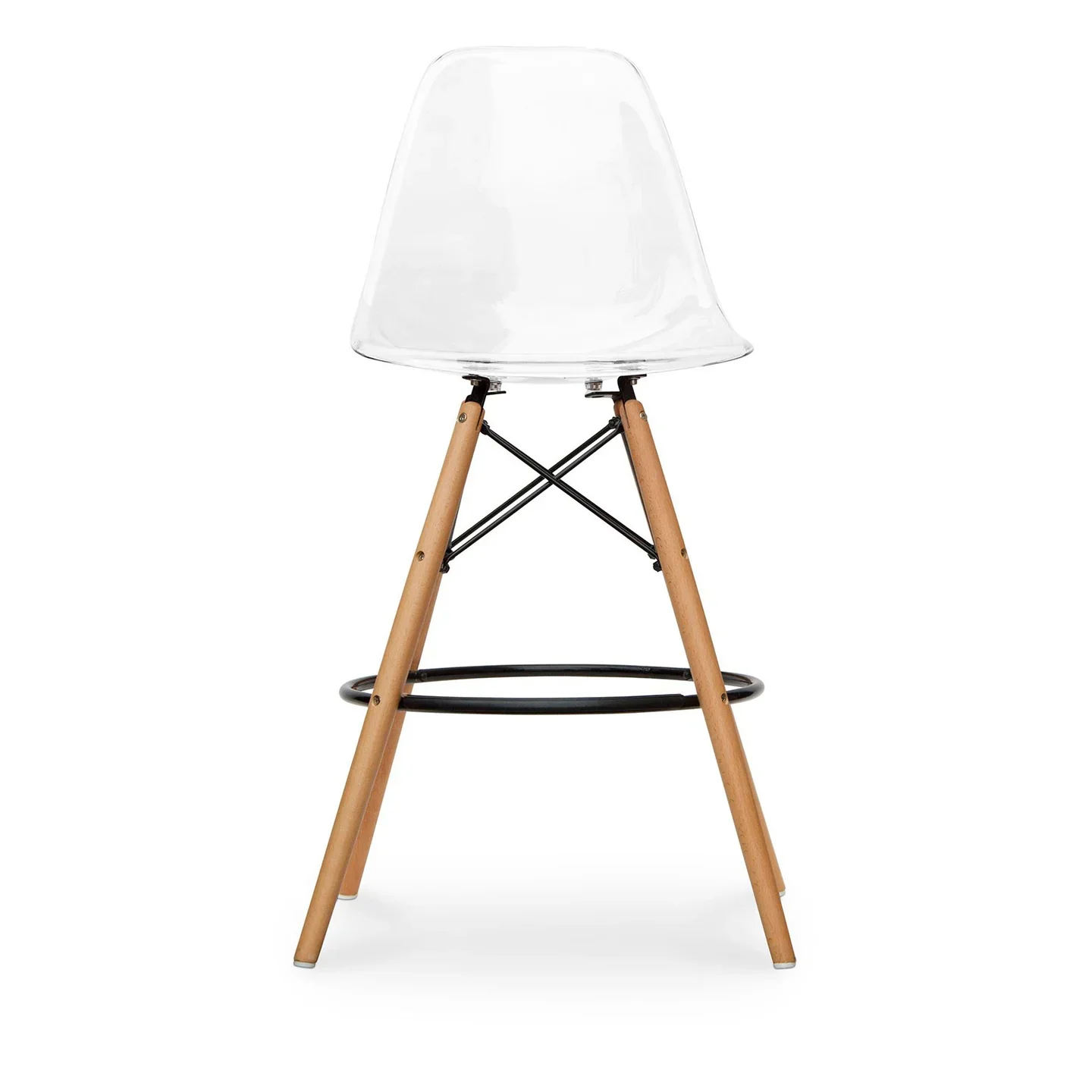 Pyramid Counter Stool, Clear By World Modern Design - Image 4