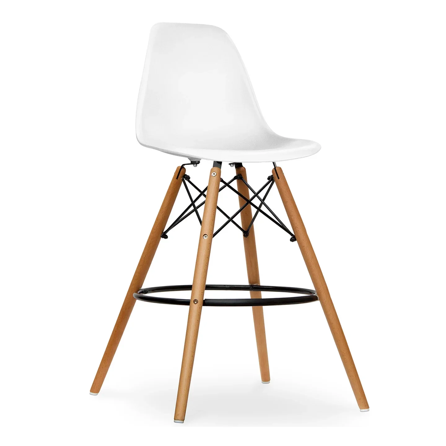 Pyramid Counter Stool, White By World Modern Design - Image 4