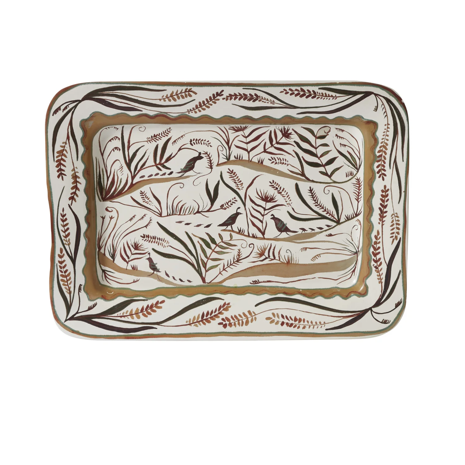 Quail's Run Platter By Accent Decor - Image 2