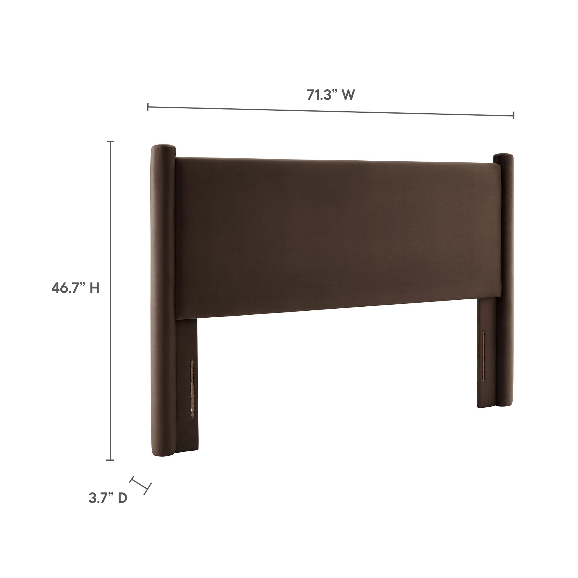 Rael Performance Velvet Queen Headboard by Modway - Image 14