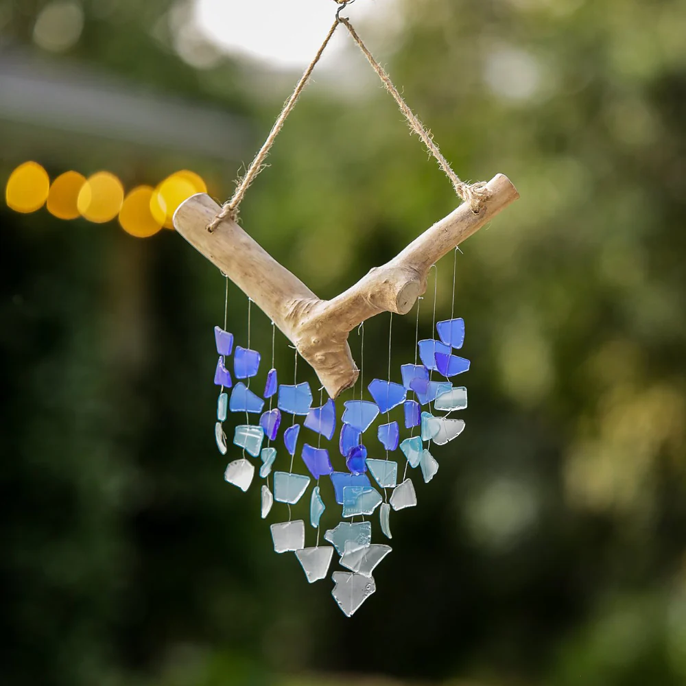 Raindrop Butterfly Mobile - Small - Multicolor Set of 4 By Garden Age Supply - Image 3