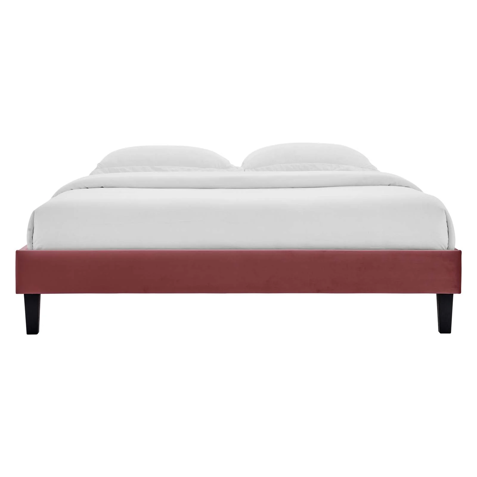 Reagan King Performance Velvet Platform Bed By Modway - MOD-7078 - Image 32
