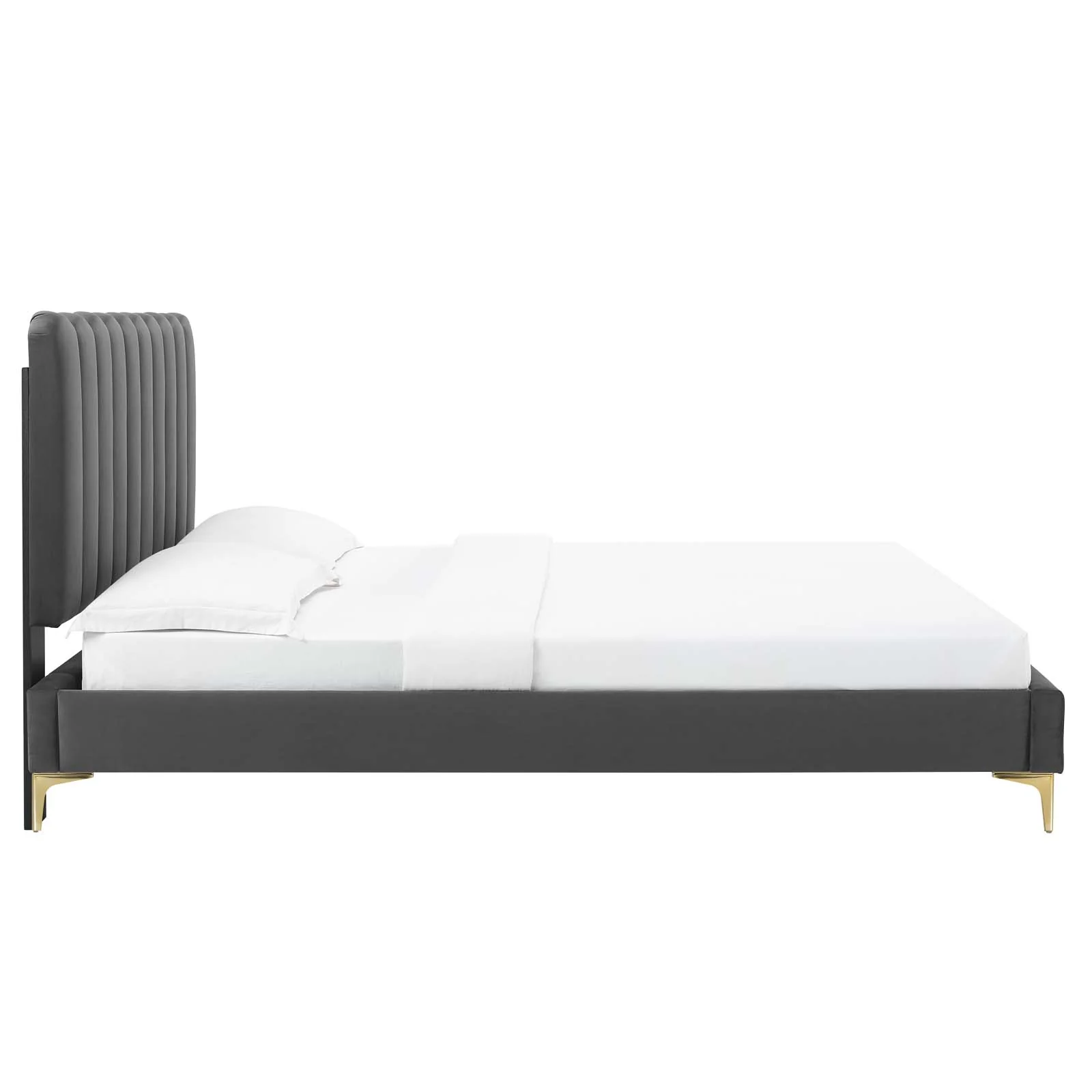 Reagan Twin Performance Velvet Platform Bed By Modway - MOD-6885 - Image 11