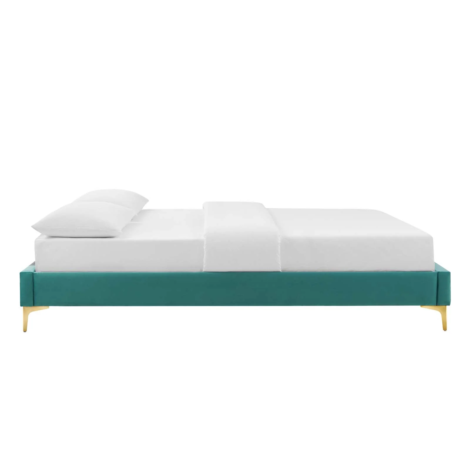 Reagan Twin Performance Velvet Platform Bed By Modway - MOD-6885 - Image 112