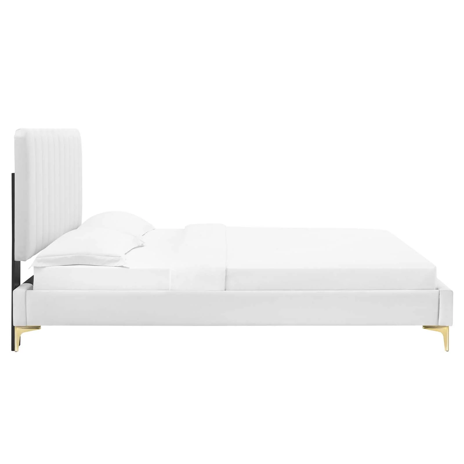 Reagan Twin Performance Velvet Platform Bed By Modway - MOD-6885 - Image 123