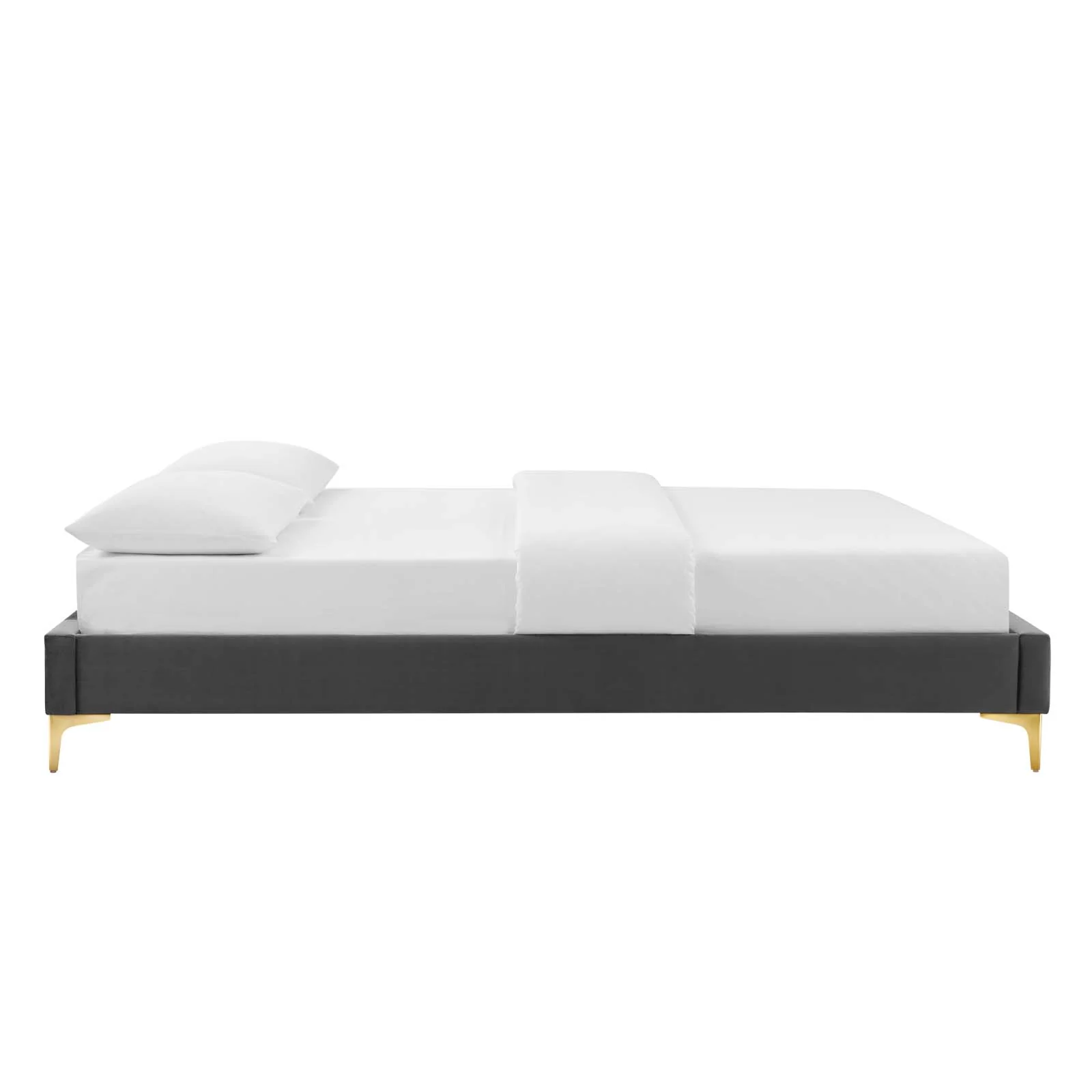 Reagan Twin Performance Velvet Platform Bed By Modway - MOD-6885 - Image 16