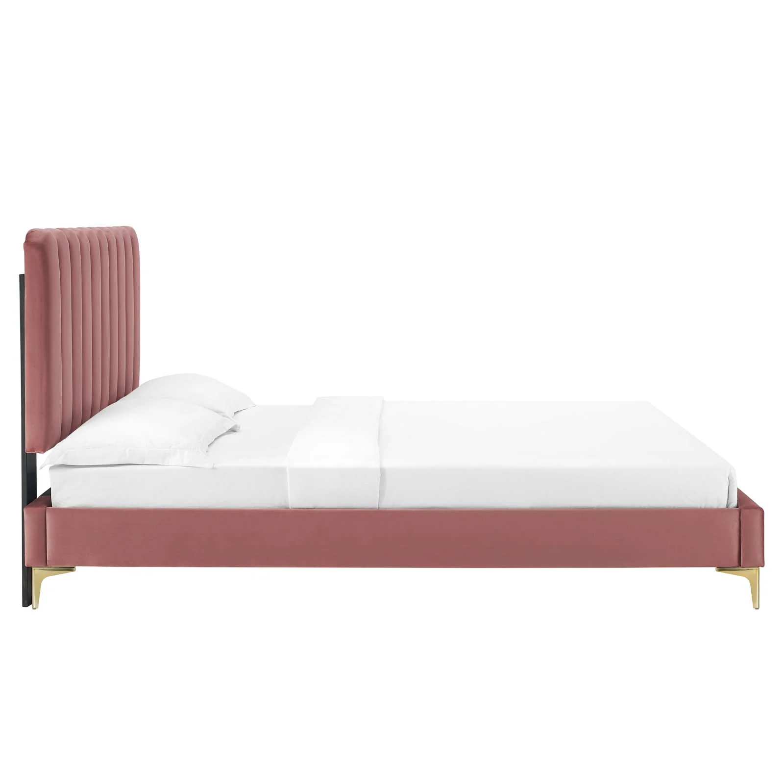 Reagan Twin Performance Velvet Platform Bed By Modway - MOD-6885 - Image 27