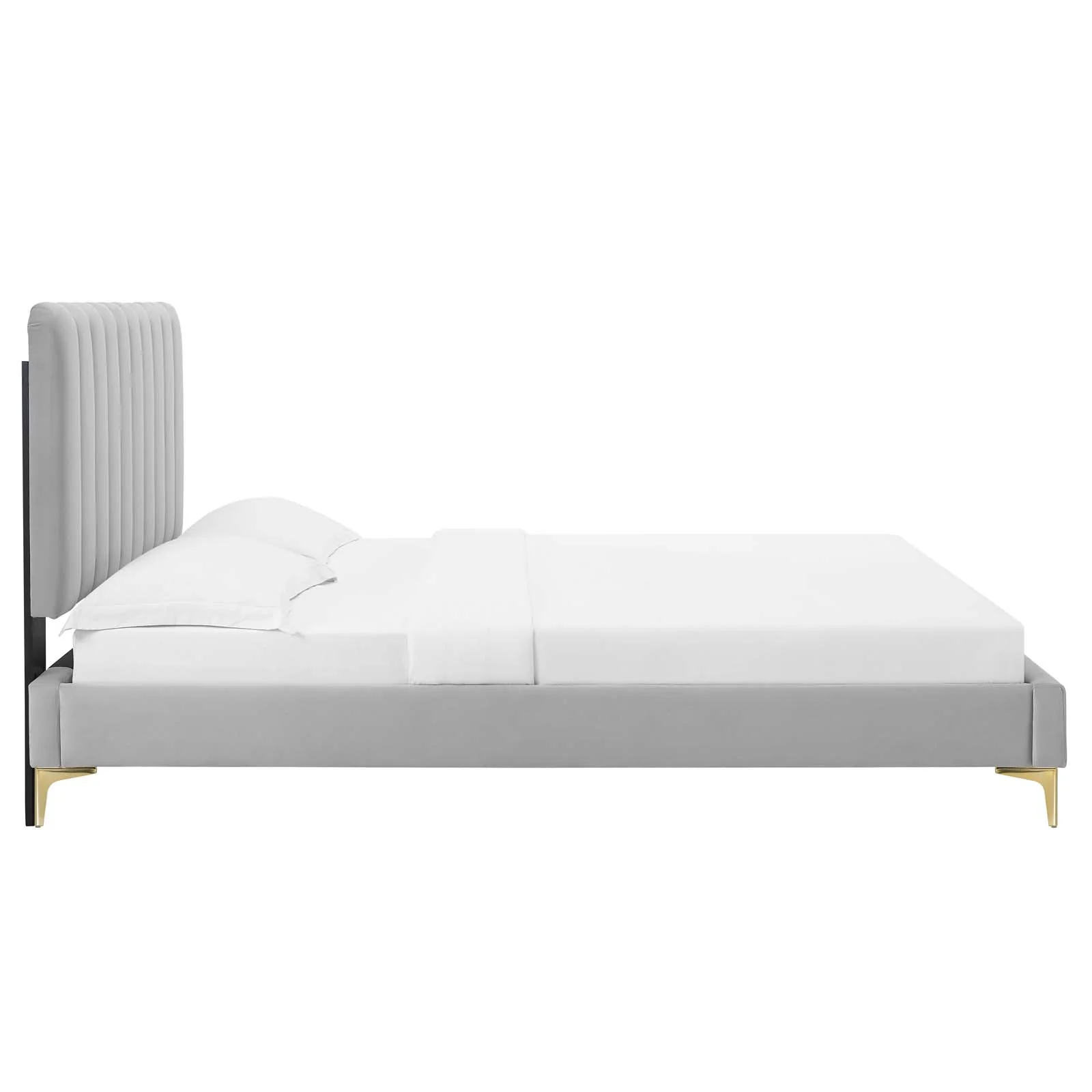 Reagan Twin Performance Velvet Platform Bed By Modway - MOD-6885 - Image 43