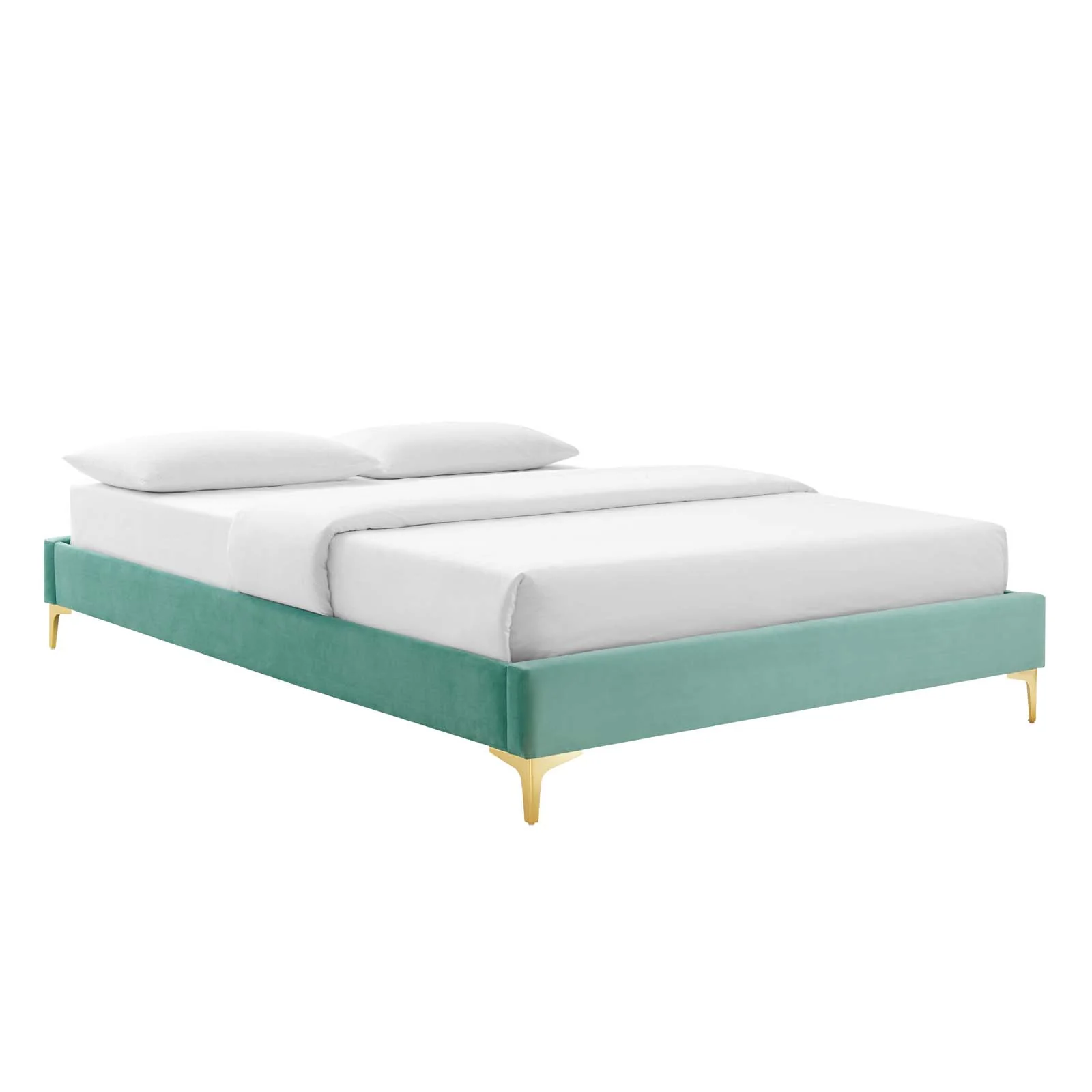 Reagan Twin Performance Velvet Platform Bed By Modway - MOD-6885 - Image 62