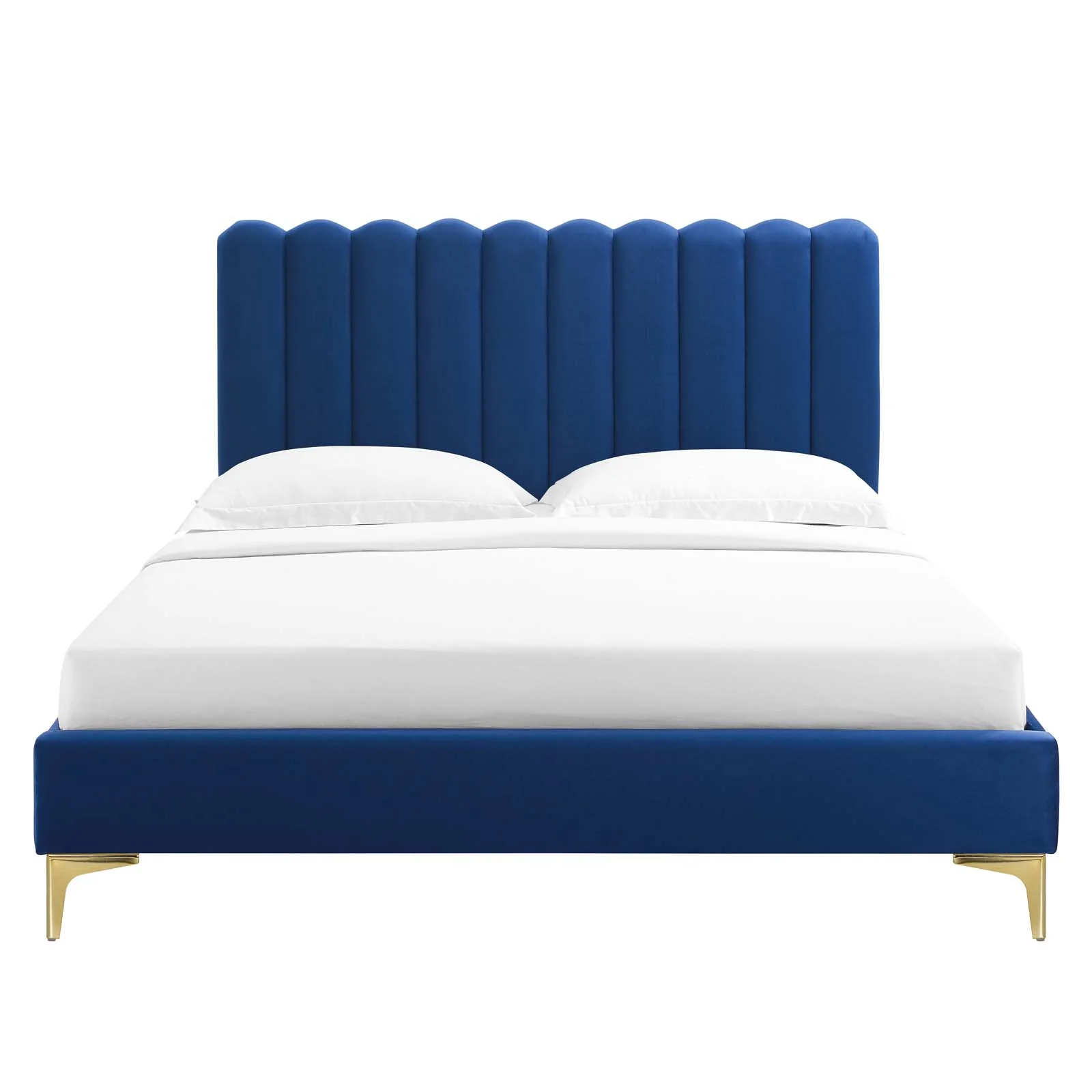 Reagan Twin Performance Velvet Platform Bed By Modway - MOD-6885 - Image 76